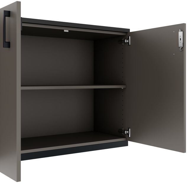 CHOICE Schrankwand | 5OH, 2800 x 1780 mm, Cubanitgrau