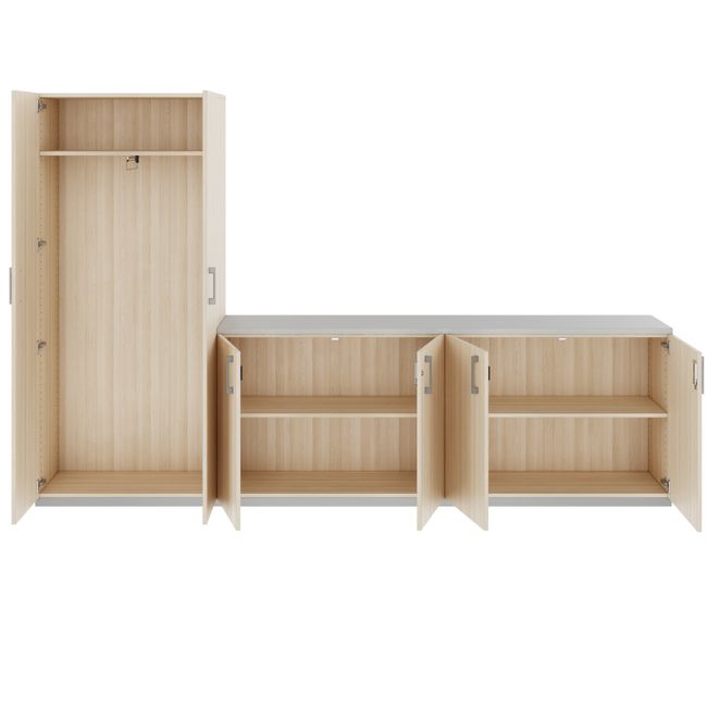 CHOICE Schrankwand | 5OH, 2800 x 1780 mm, Sandesche