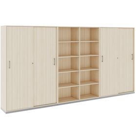 CHOICE Schrankwand | 5OH, 3600 x 1820 mm, Sandesche