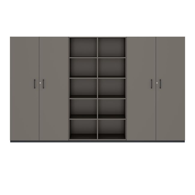 CHOICE Schrankwand | 5OH, 3000 x 1820 mm, Cubanitgrau