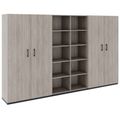 CHOICE Schrankwand | 5OH, 3000 x 1820 mm, Nordeiche grau - 1 Thumbnail Image