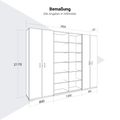 CHOICE Schrankwand | 6OH, 2800 x 2170 mm, Weiss - 10 Thumbnail Image