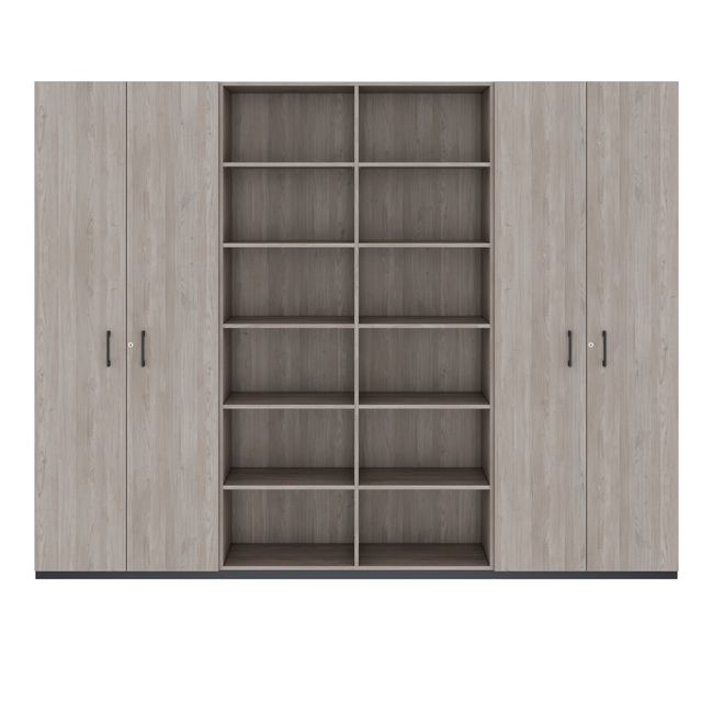 CHOICE Schrankwand | 6OH, 2800 x 2170 mm, Nordeiche grau