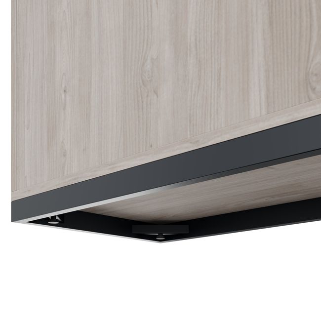 CHOICE Schrankwand | 6OH, 2800 x 2170 mm, Nordeiche grau