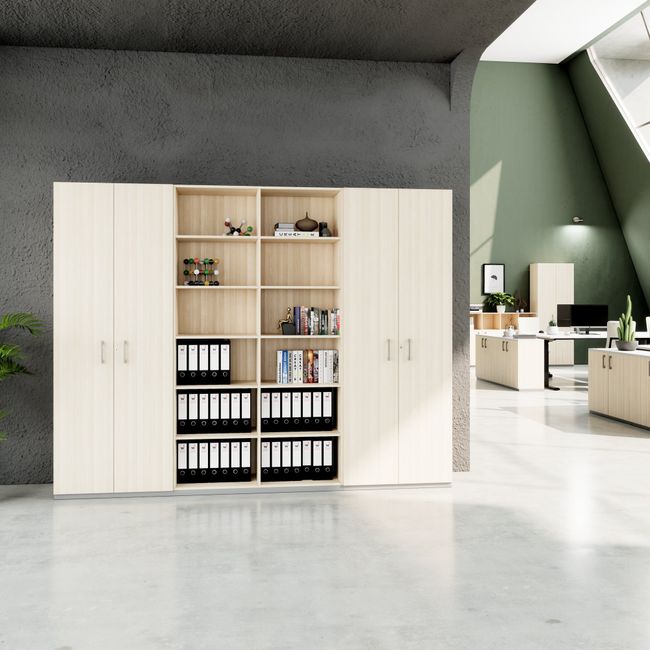 CHOICE Schrankwand | 6OH, 2800 x 2170 mm, Sandesche