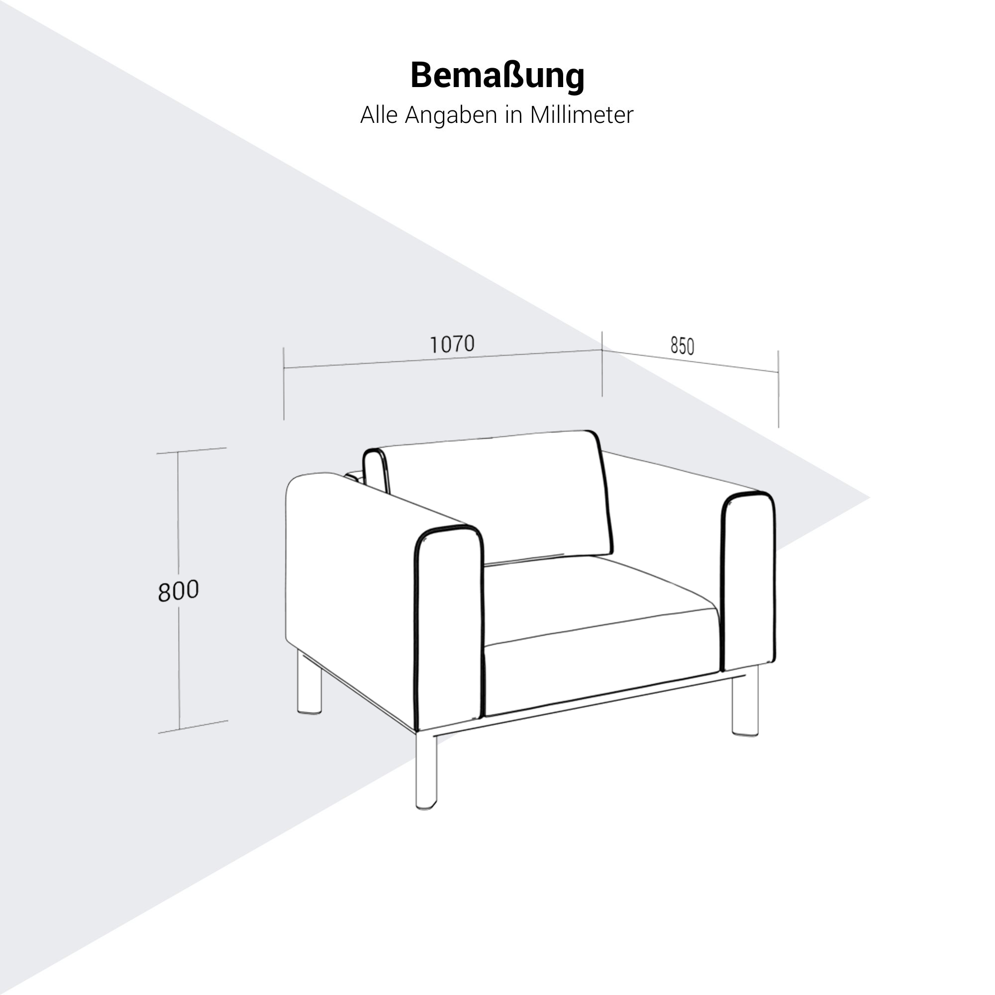 profim - DECENTA Lounge-Sessel | 1-Sitzer, feste Armlehnen - 7 Main Image