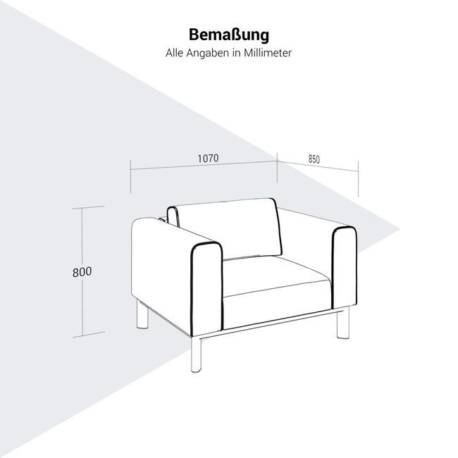 profim - DECENTA Lounge-Sessel | 1-Sitzer, feste Armlehnen profim - DECENTA Lounge-Sessel | 1-Sitzer, feste Armlehnen
