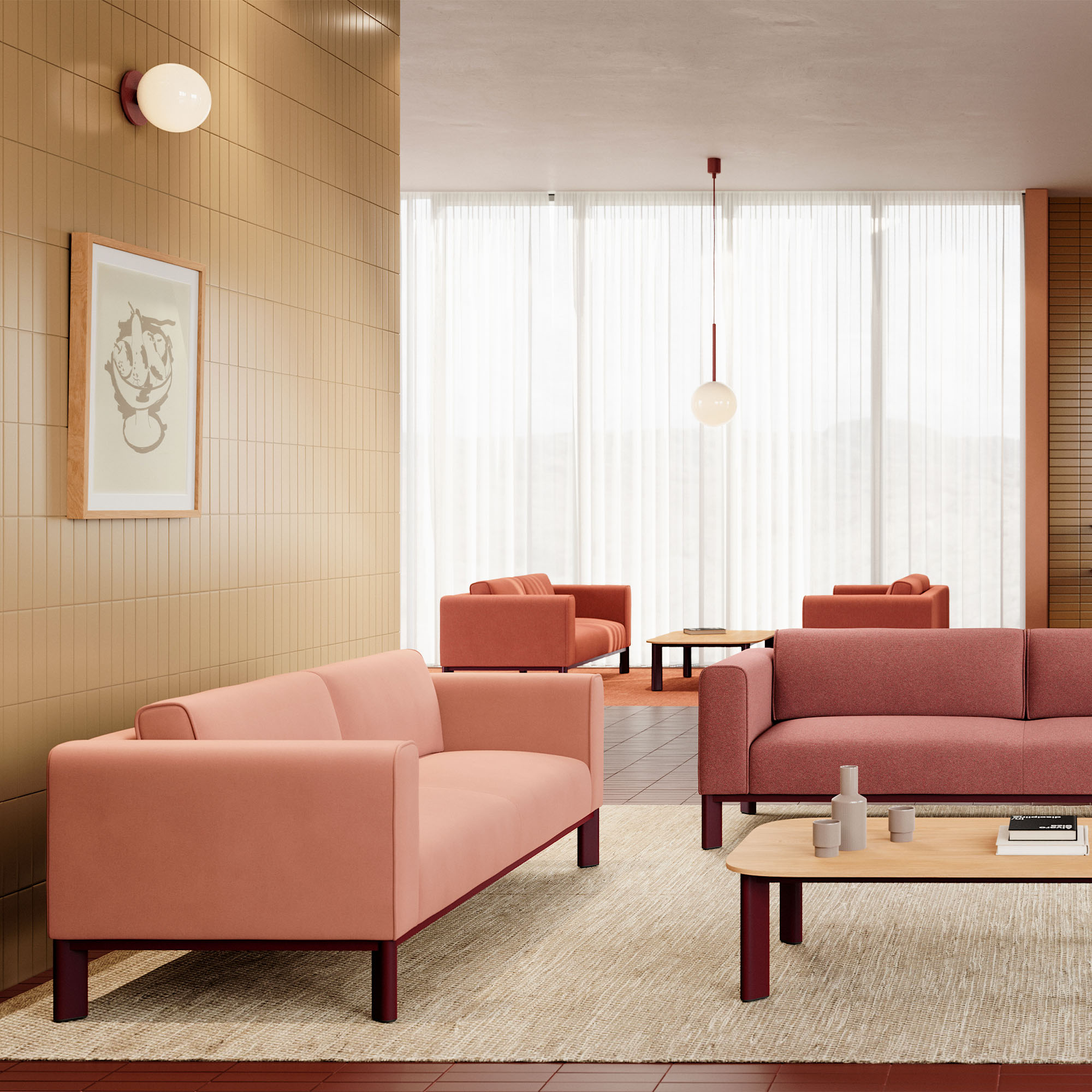 profim - DECENTA Sofa | 2-Sitzer, feste Armlehnen - 6 Main Image