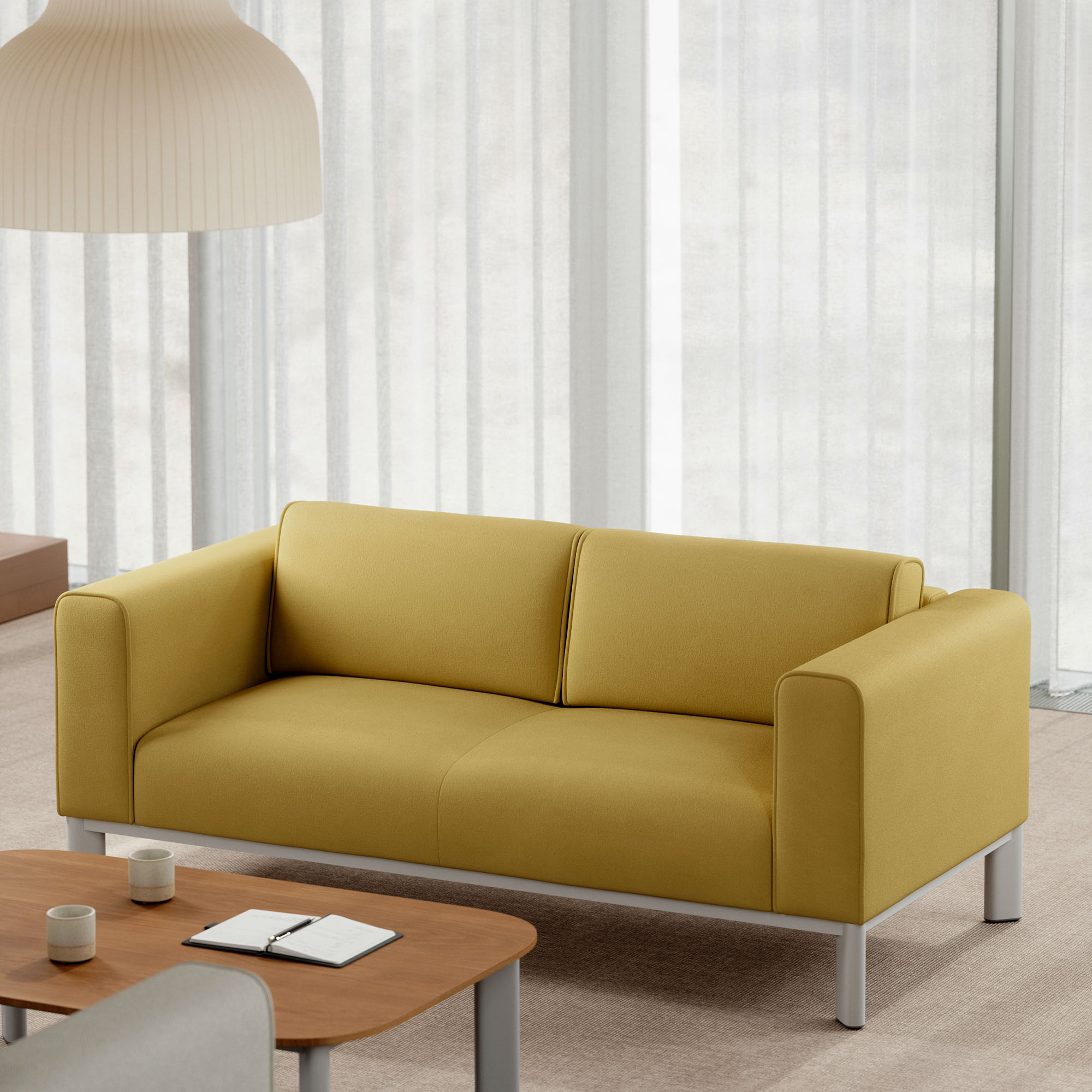 profim - DECENTA Sofa | 2-Sitzer, feste Armlehnen - 7 Main Image