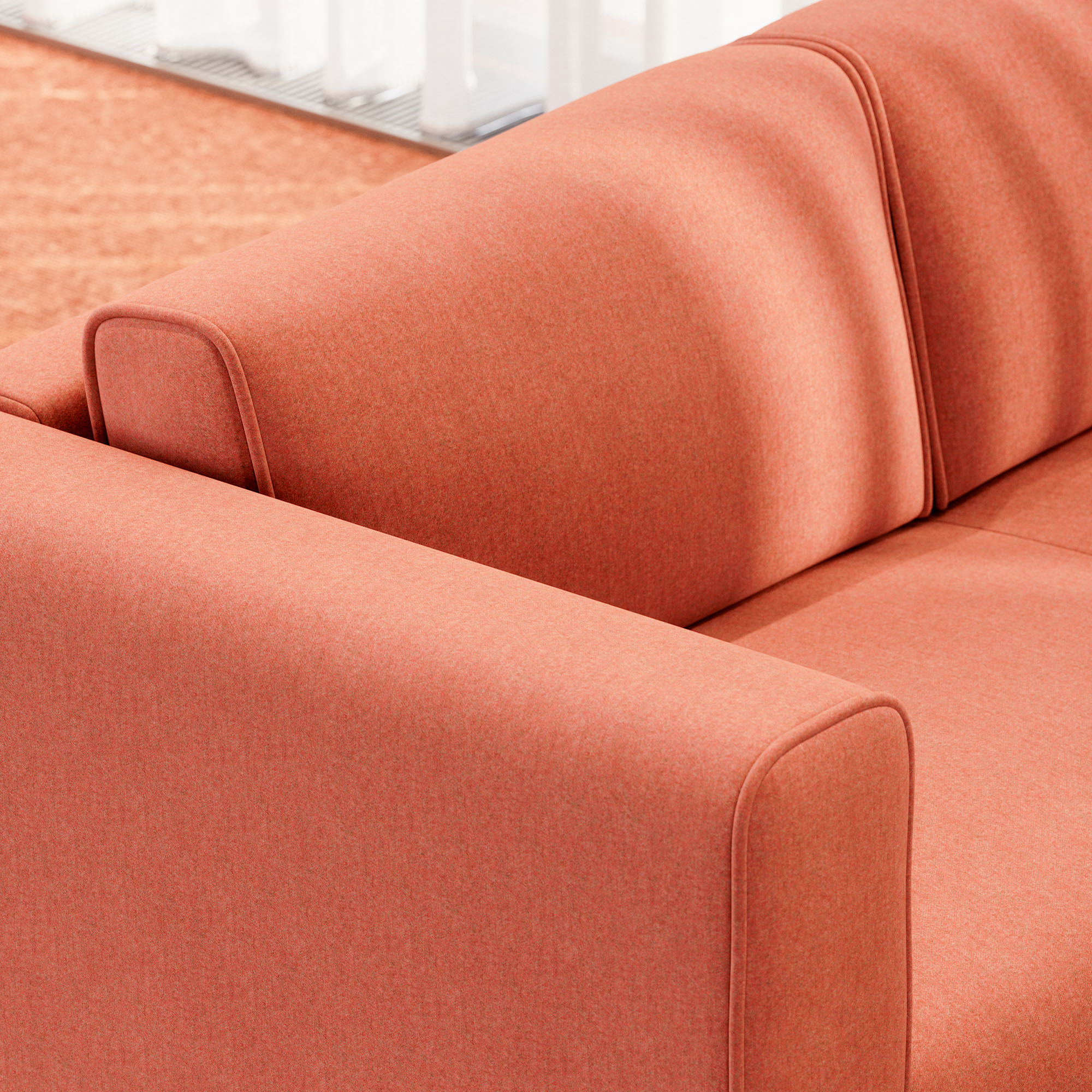 profim - DECENTA Sofa | 2-Sitzer, feste Armlehnen - 10 Main Image