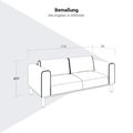 profim - DECENTA Sofa | 2-Sitzer, feste Armlehnen profim - DECENTA Sofa | 2-Sitzer, feste Armlehnen