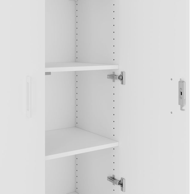 CHOICE Schrankwand | 6OH, 3200 x 2170 mm, Weiß