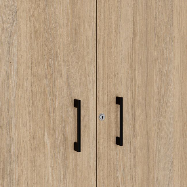 CHOICE Schrankwand | 6OH, 3200 x 2170 mm, Bernsteineiche