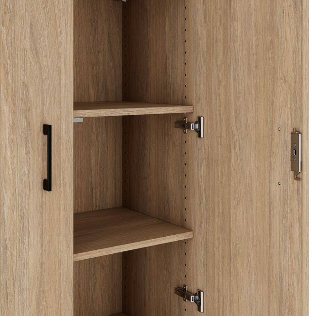 CHOICE Schrankwand | 6OH, 3200 x 2170 mm, Bernsteineiche