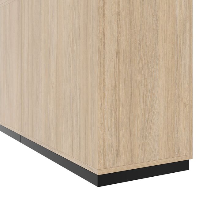 CHOICE Schrankwand | 6OH, 3200 x 2170 mm, Bernsteineiche