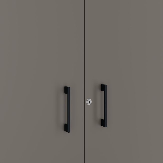 CHOICE Schrankwand | 6OH, 3200 x 2170 mm, Cubanitgrau