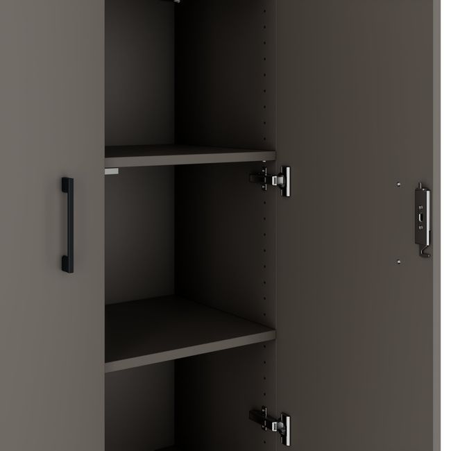 CHOICE Schrankwand | 6OH, 3200 x 2170 mm, Cubanitgrau