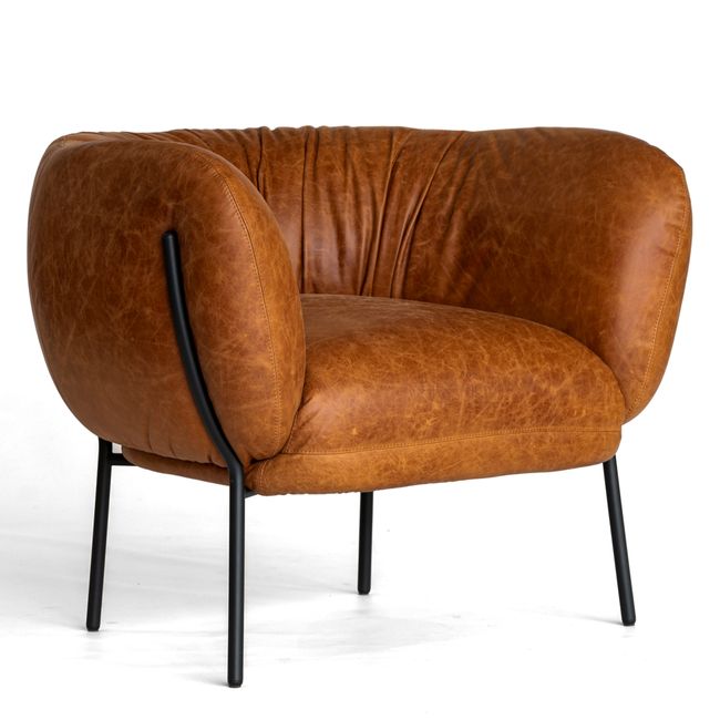 LEWI Lounge-Sessel | 4-Fuß-Gestell, feste Armlehnen