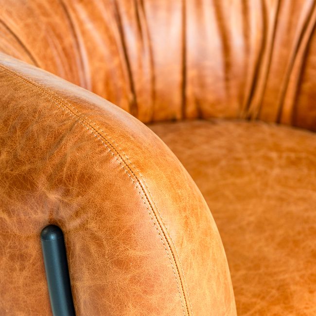 LEWI Lounge-Sessel | 4-Fuß-Gestell, feste Armlehnen