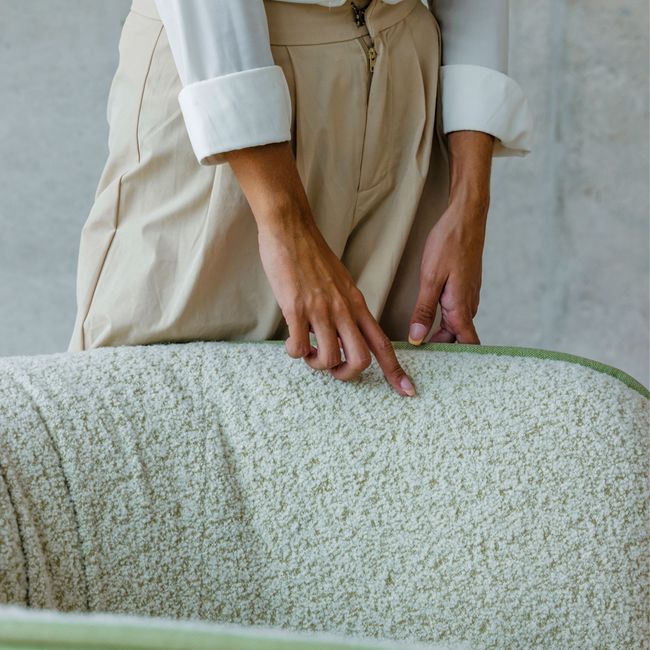 LEWI Lounge-Sessel | 4-Fuß-Gestell, feste Armlehnen