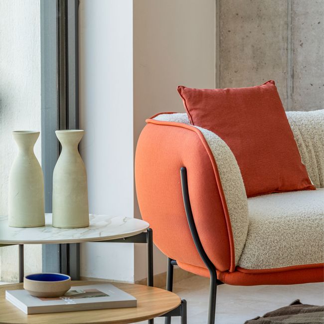 LEWI Lounge-Sessel | 4-Fuß-Gestell, feste Armlehnen