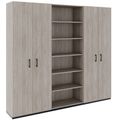 CHOICE Schrankwand | 6OH, 2400 x 2170 mm, Nordeiche grau - 1 Thumbnail Image