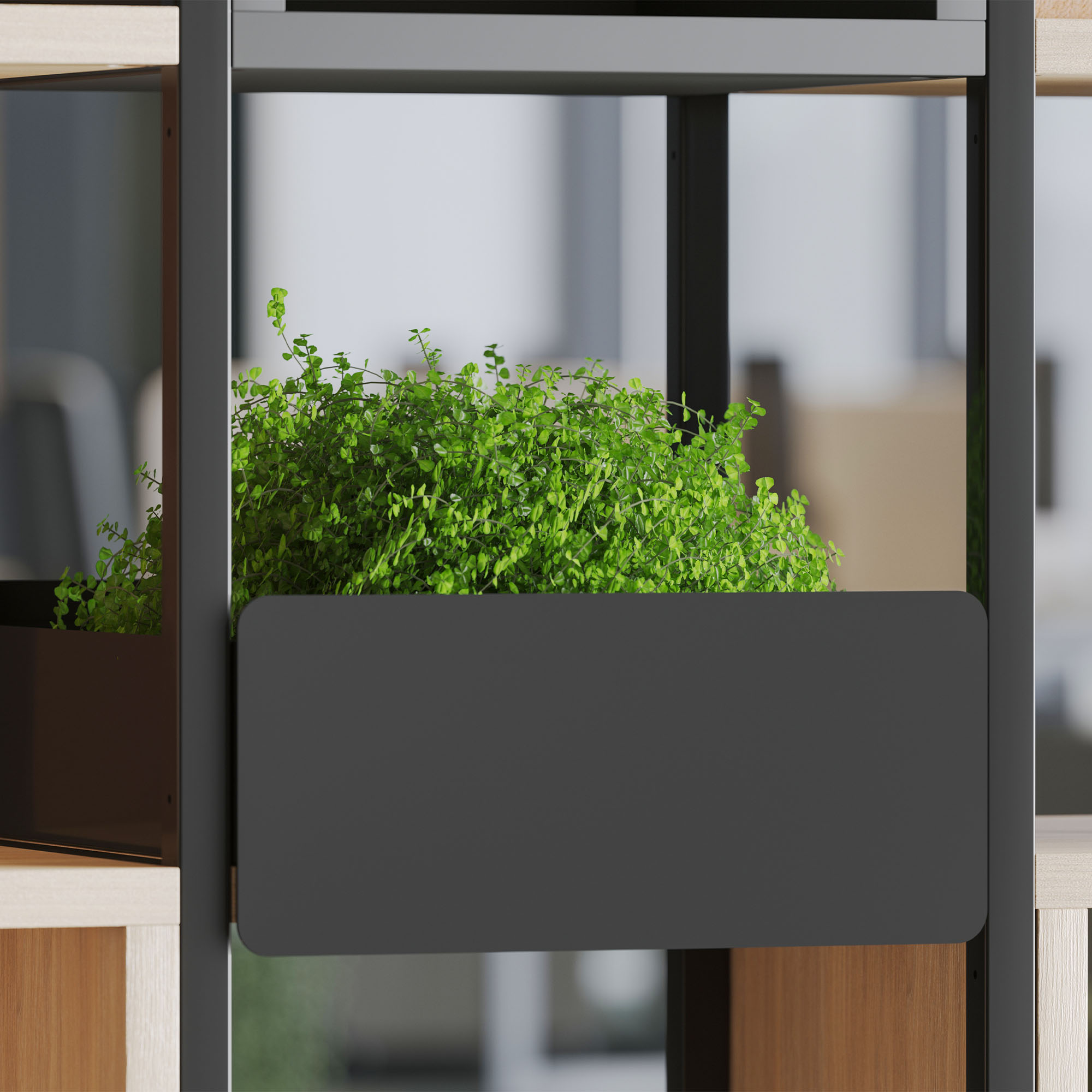 ATELLA Regalschrank | 3-6 OH, modulares System, Melamin oder Furnier - 11 Main Image