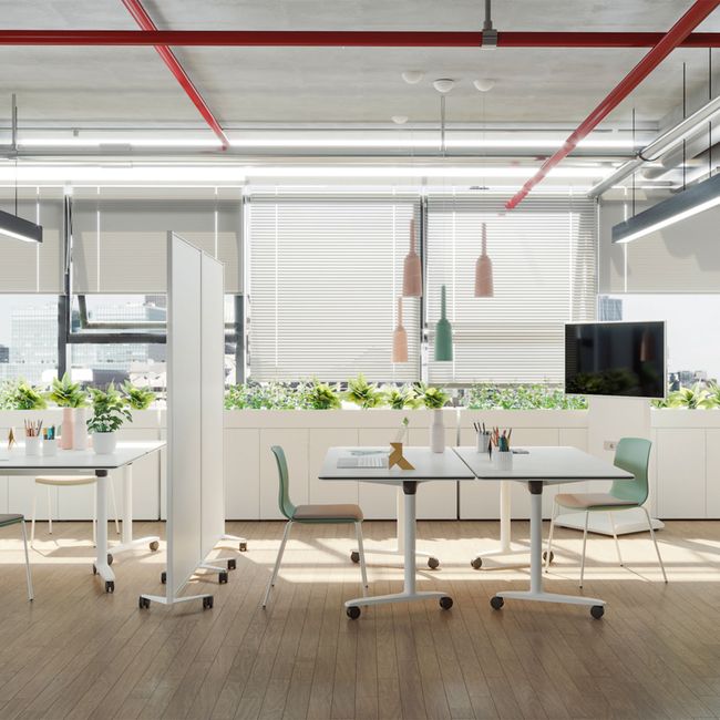 SKILL Schreibtisch | 1200-1800 x 740 mm, klappbar, stapelbar