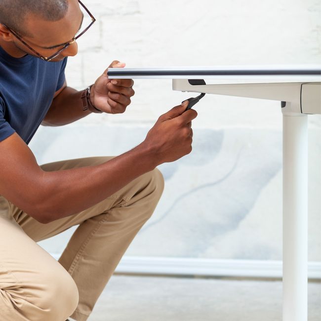 SKILL Schreibtisch | 1200-1800 x 740 mm, klappbar, stapelbar