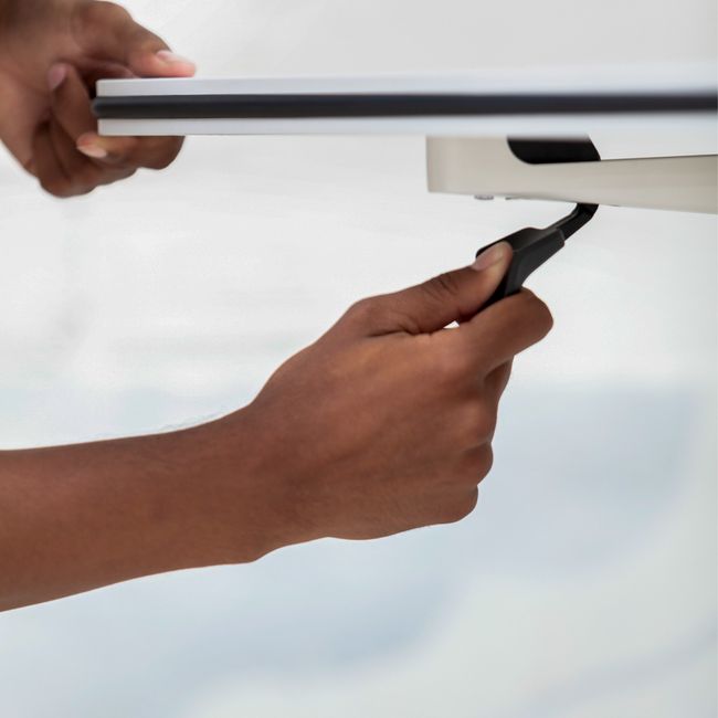 SKILL Schreibtisch | 1200-1800 x 740 mm, klappbar, stapelbar