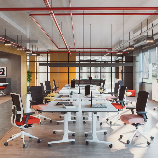 SKILL Schreibtisch | 1200-1800 x 740 mm, klappbar, stapelbar