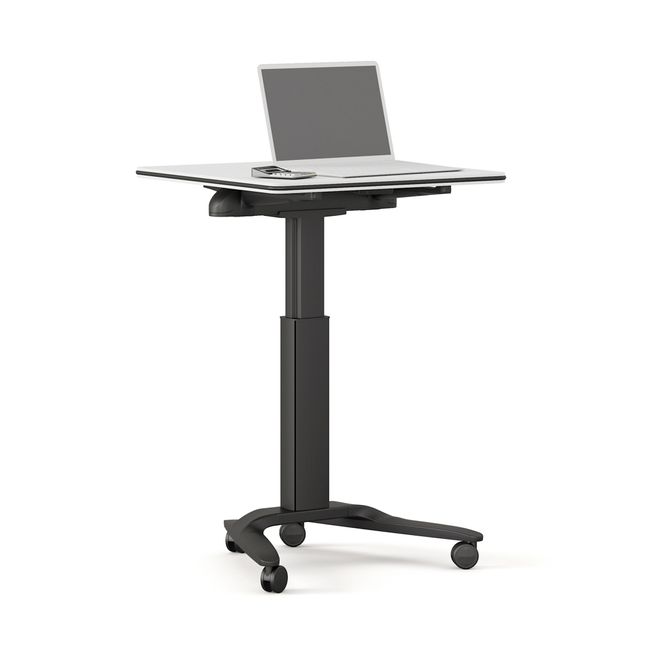 SKILL Schreibtisch | 670-1600 x 740-104 mm, klappbar, stapelbar, manuell höhenverstellbar