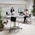 SKILL Schreibtisch | 670-1600 x 740-104 mm, klappbar, stapelbar, manuell höhenverstellbar