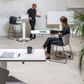 SKILL Schreibtisch | 670-1600 x 740-104 mm, klappbar, stapelbar, manuell höhenverstellbar