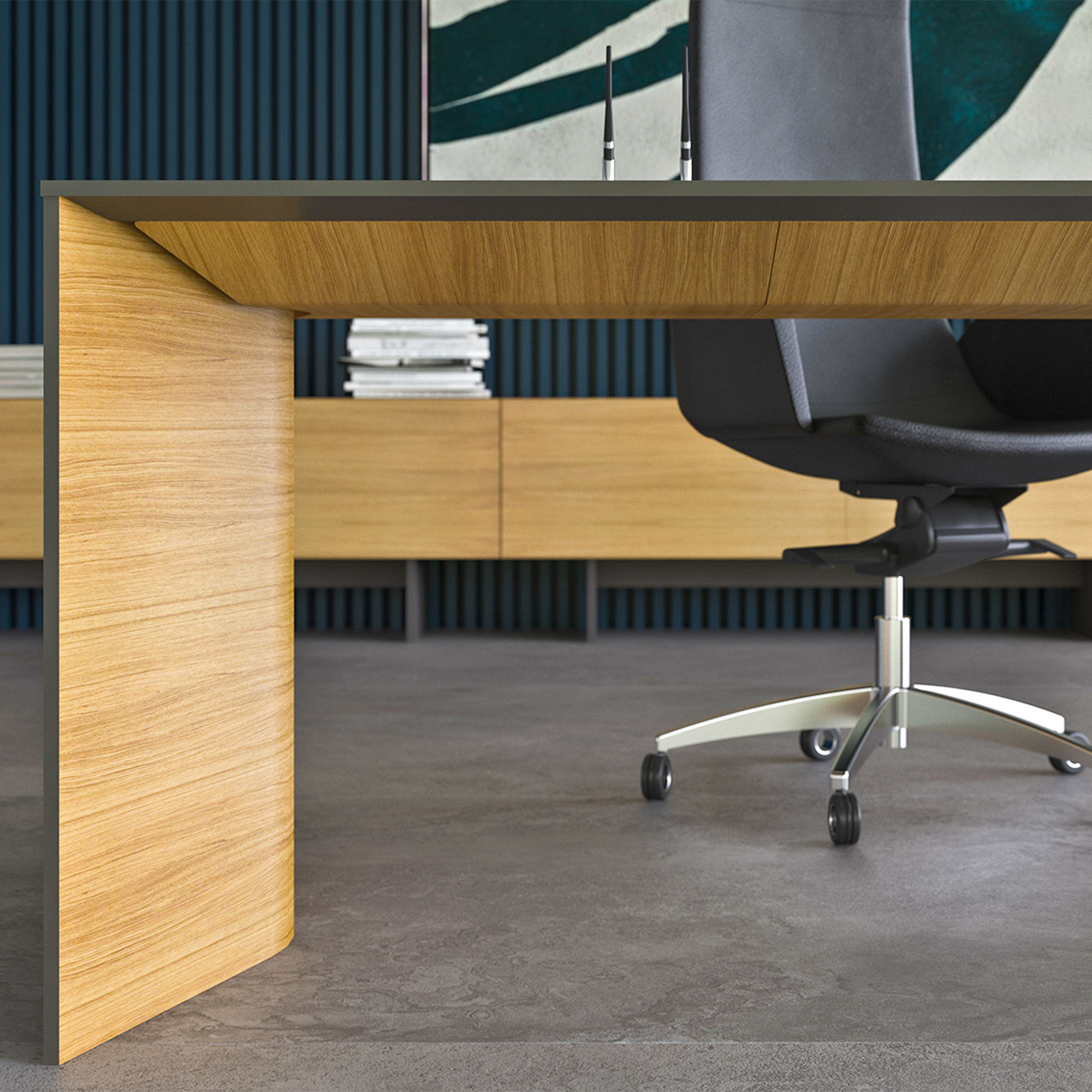 MOVE&LEAD Chefschreibtisch | 1800 – 2000 x 850 mm, elektrisch höhenverstellbar - 7 Main Image