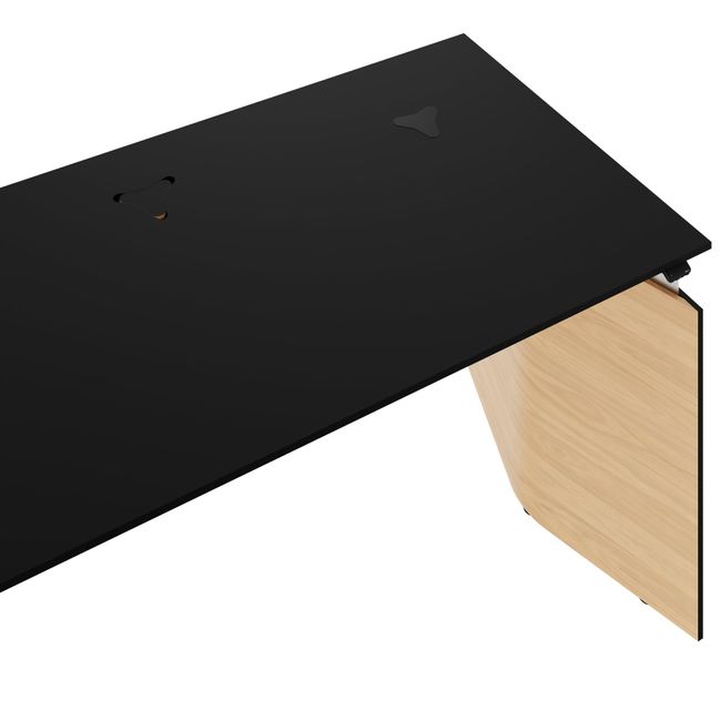 MOVE&LEAD Chefschreibtisch | 1800 – 2000 x 850 mm, elektrisch höhenverstellbar