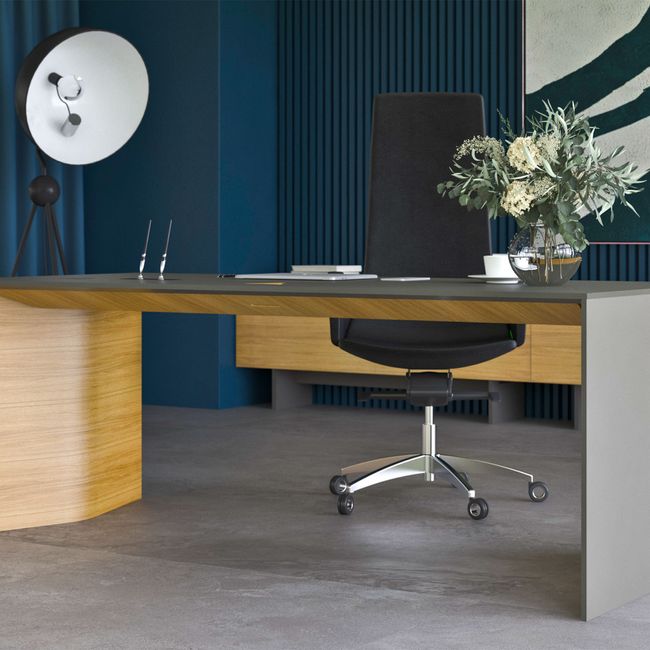 MOVE&LEAD Chefschreibtisch | 1800 – 2000 x 850 mm, elektrisch höhenverstellbar