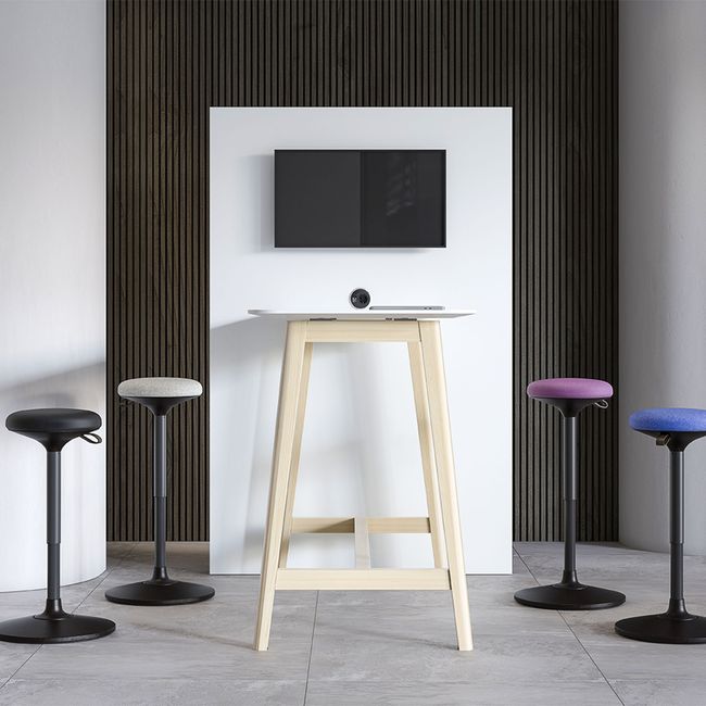 WOBBY Sitzhocker | Ø400 mm, Sitzhöhe 590 – 850 mm