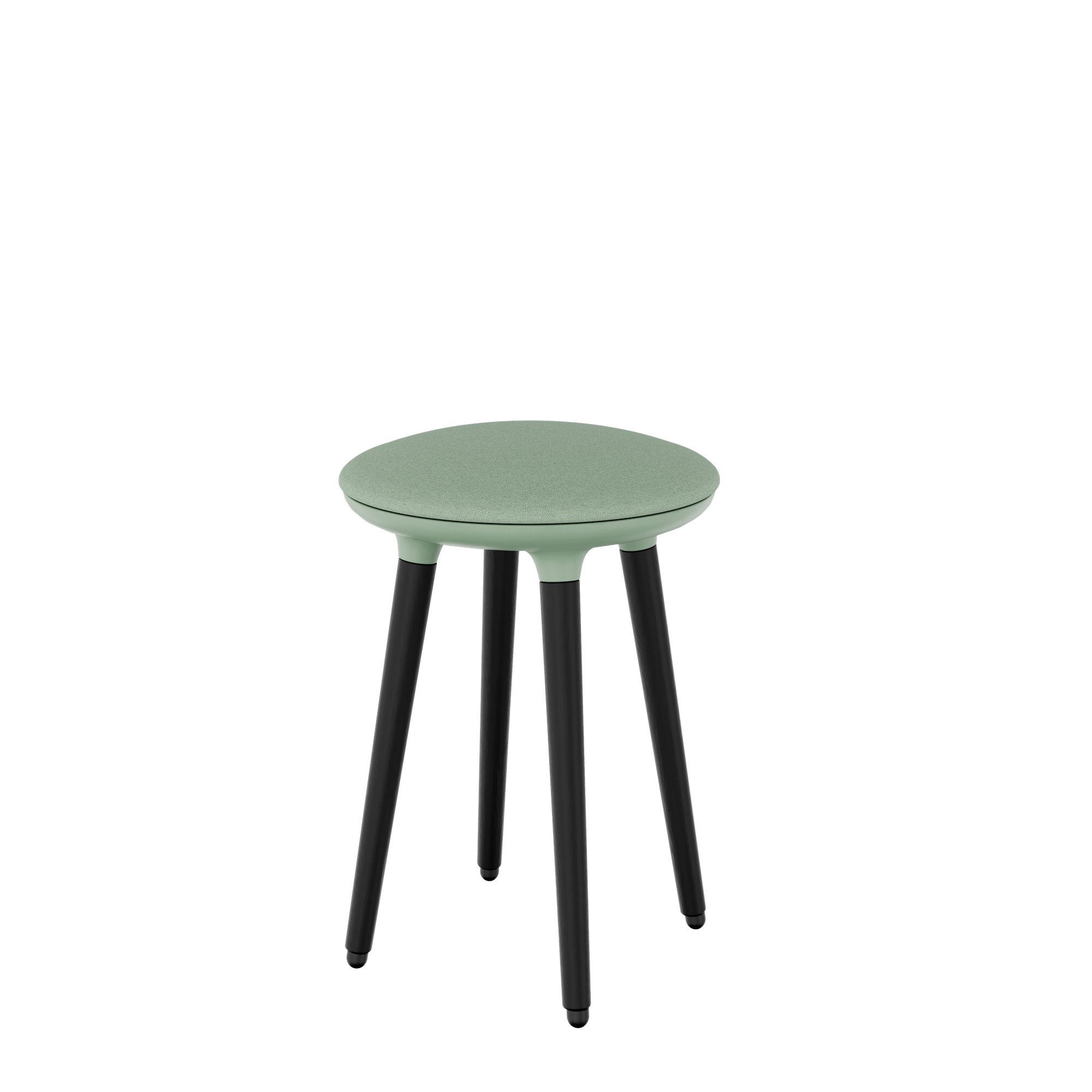 CANNIE Sitzhocker | Sitzhöhe 500 – 790 mm, Massivholz-Gestell - 27 Main Image