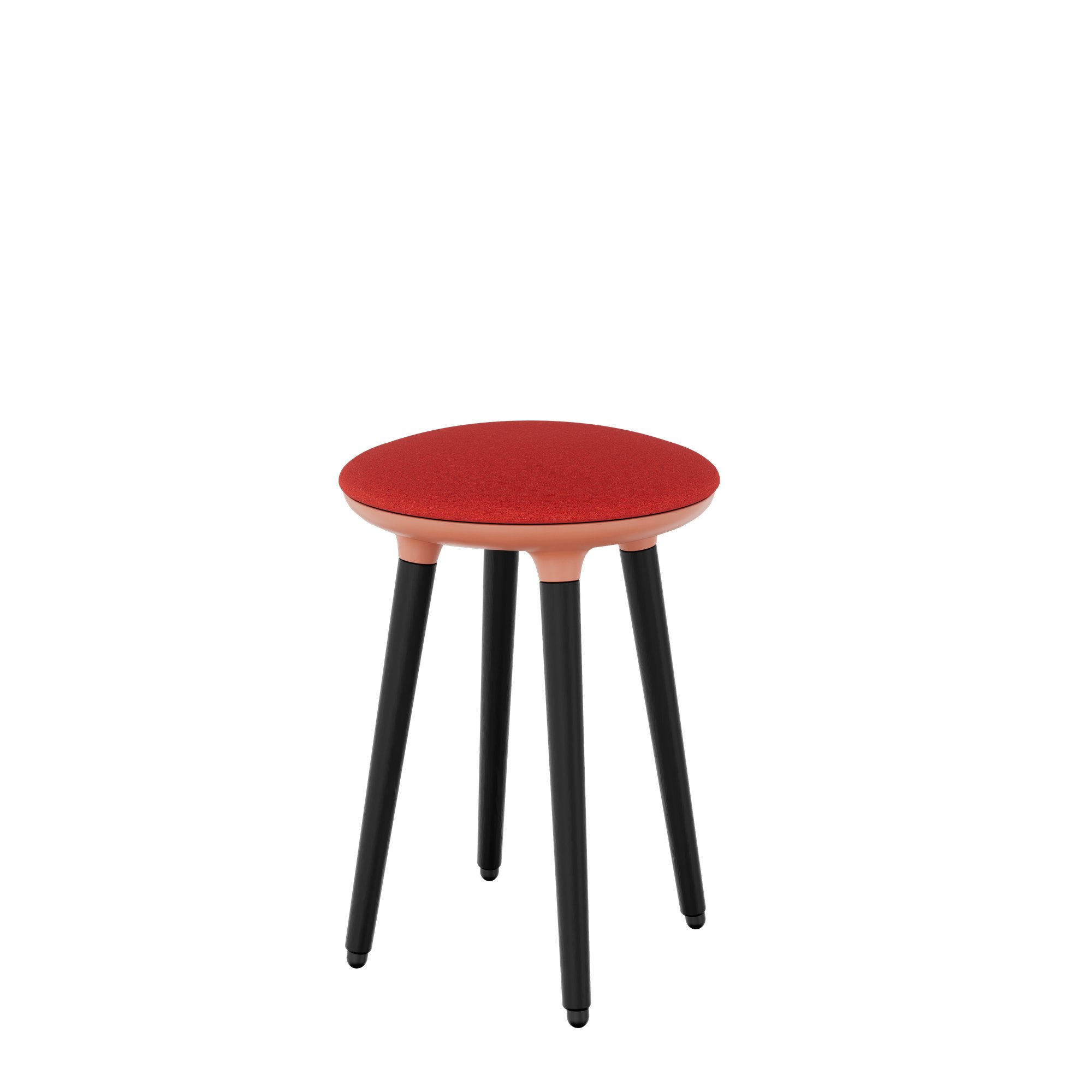 CANNIE Sitzhocker | Sitzhöhe 500 – 790 mm, Massivholz-Gestell - 31 Main Image