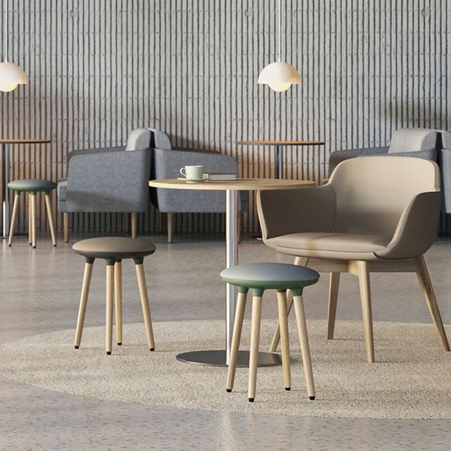 CANNIE Sitzhocker | Sitzhöhe 500 – 790 mm, Massivholz-Gestell