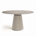 DORIA Besprechungstisch | 1200-1600 mm, rund, Säule Ø 550 mm
