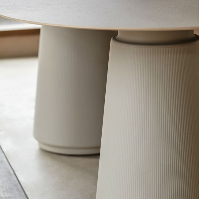 DORIA Konferenztisch | 2400 x 1200 mm, oval, Säule