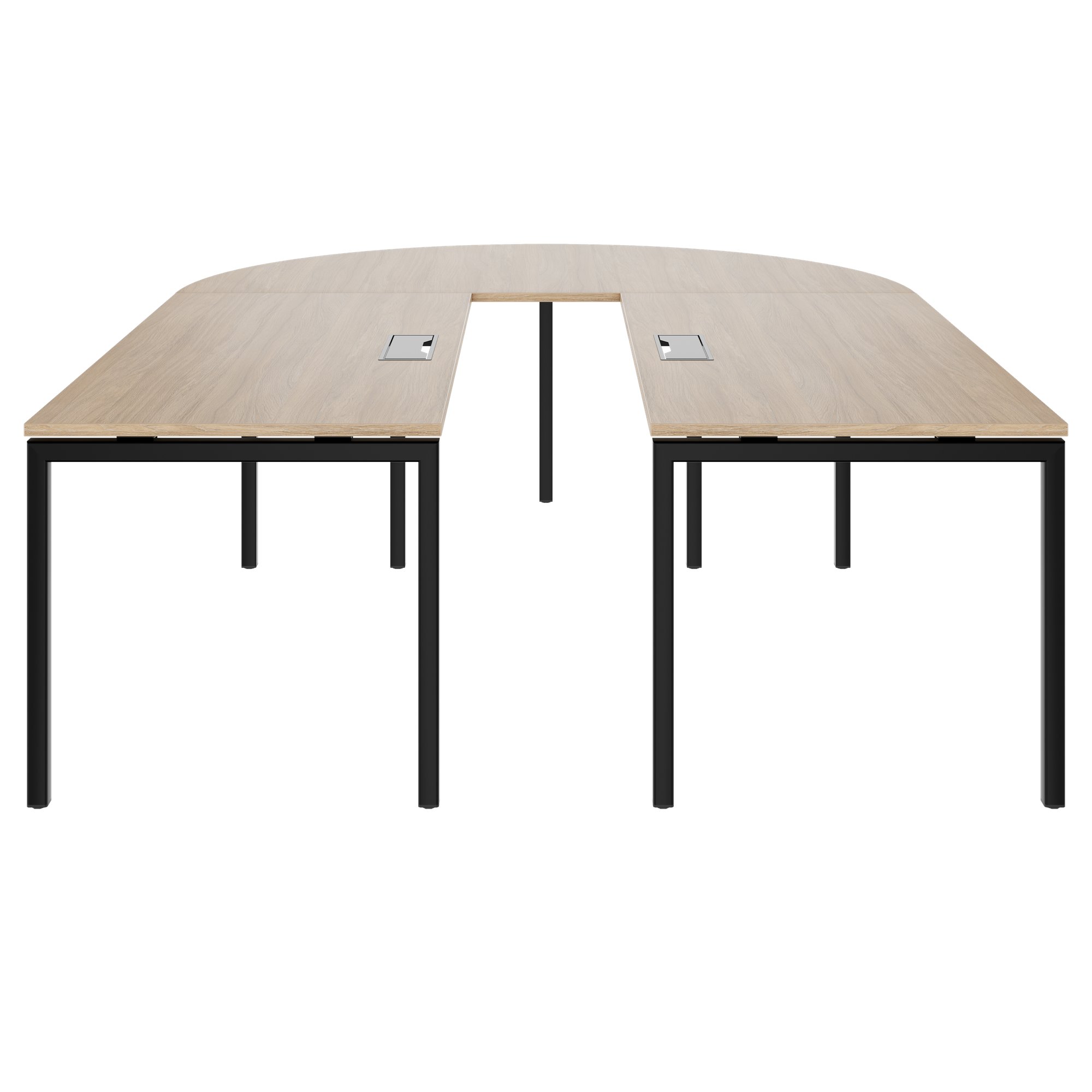 NOVA Konferenztisch | 2600-4600 mm, U-Form, optionale Elektrifizierung - 4 Main Image