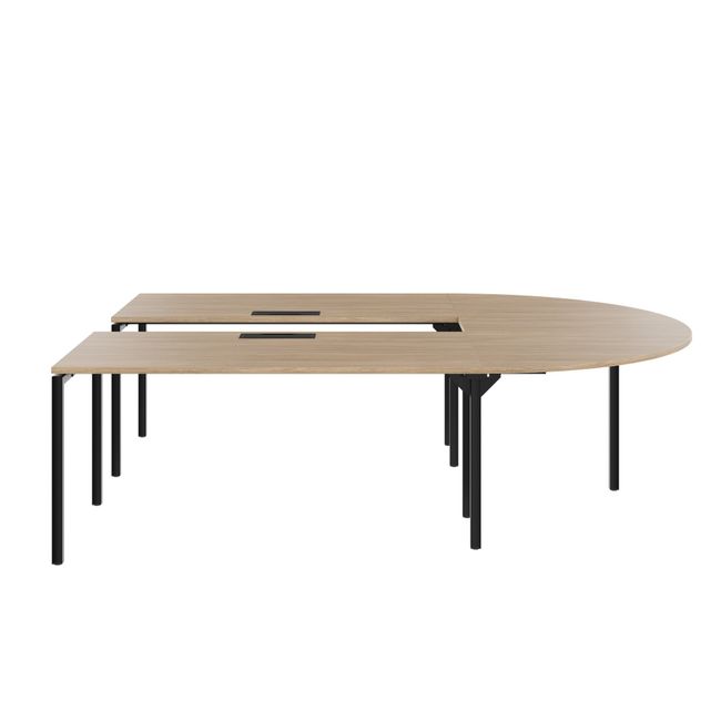 NOVA Konferenztisch | 2600-4600 mm, U-Form, optionale Elektrifizierung