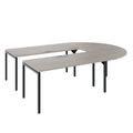 NOVA Konferenztisch | 2600-4600 mm, U-Form, optionale Elektrifizierung