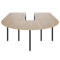 NOVA Konferenztisch | 2600-4600 mm, U-Form, optionale Elektrifizierung