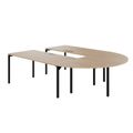 NOVA Konferenztisch | 2600-4600 mm, U-Form, optionale Elektrifizierung