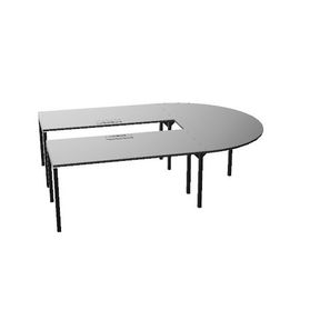 NOVA Konferenztisch | 2600-4600 mm, U-Form, optionale Elektrifizierung