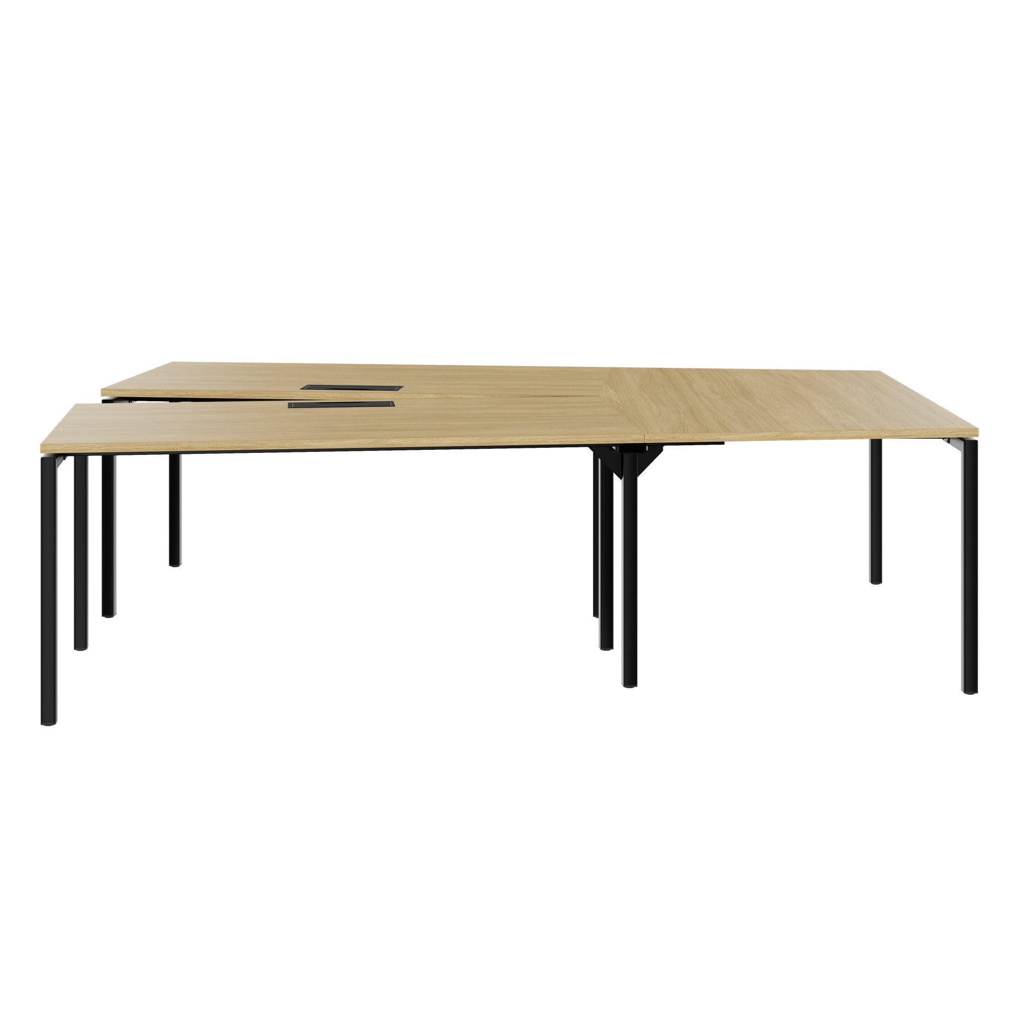 NOVA Konferenztisch | 2610-4598 mm, V-Form, optionale Elektrifizierung - 3 Main Image